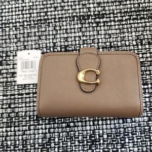Coach Dark Stone Tabby wallet
